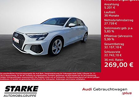 Audi A3 Sportback 35 TFSI S tronic S line NaviPlus LED ...