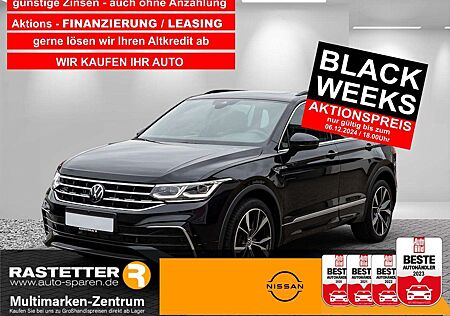 VW Tiguan Volkswagen TDI DSG R-Line Leder+PanoSD+AHK+Matrix+Navi+360+Pa