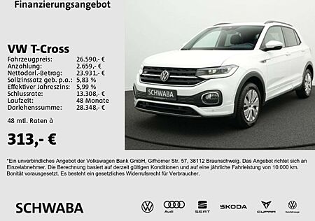 VW T-Cross Volkswagen R-Line 1.0 TSI *ACC*LED*R-KAM*LANE*8fach