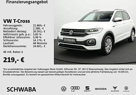 VW T-Cross Volkswagen R-Line 1.0 TSI *ACC*LED*R-KAM*LANE*8fach