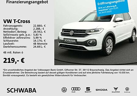 VW T-Cross Volkswagen R-Line 1.0 TSI *ACC*LED*R-KAM*LANE*8fach