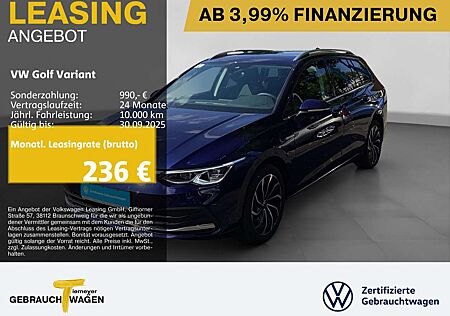 VW Golf Variant Volkswagen 1.5 TSI STYLE IQ.LIGHT ST.HEIZ KAME