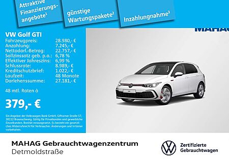 VW Golf GTI Volkswagen Golf VIII GTI 2.0 TSI Navi LEDPlus Pano Kamera A