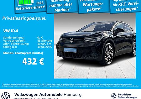 VW ID.4 Volkswagen Pro Performance 77 kW IQ.Light Navi Kamera