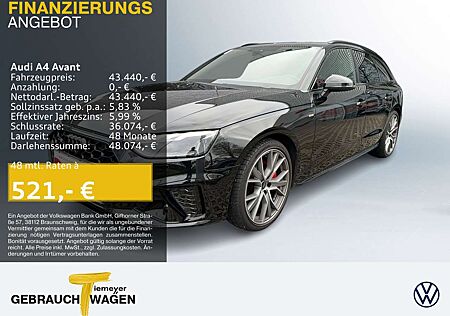 Audi A4 40 TFSI Q 2x S LINE MATRIX AHK VIRTUAL
