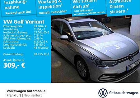 VW Golf Variant Volkswagen Golf VIII Variant 2.0 TDI DSG Life Navi LED DAB+