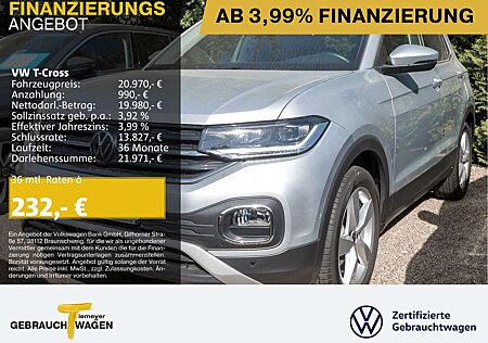VW T-Cross Volkswagen 1.0 TSI DSG STYLE LED VIRTUAL NAVI LM17