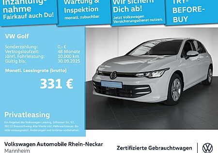 VW Golf Volkswagen VIII 1.5 eTSI Life DSG GAR 2029 App-Connect