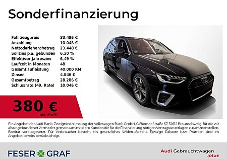 Audi A4 Avant 40 TDI qu S Line Int Pano,Leder,LED,Navi,Kam