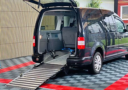 VW Caddy Volkswagen Maxi DSG Behindertengerecht-Rampe Elek.Ram