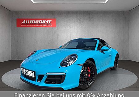 Porsche 991 .2 Targa 4GTS Klappe+Chrono+Miamiblue+Mwst.