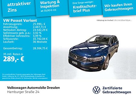 VW Passat Variant Volkswagen Business 1.5 TSI DSG LED KAM APP