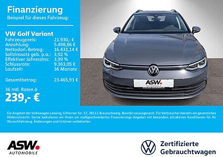 VW Golf Variant Volkswagen Life 1.0 TSI LED Navi ACC Stdhz AHK