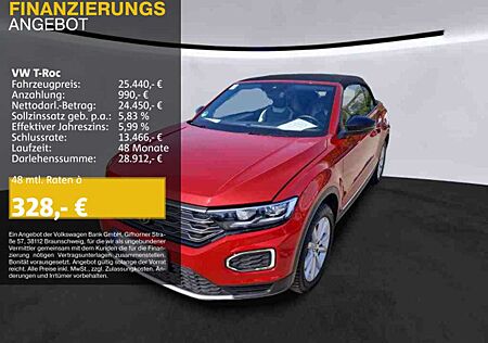 VW T-Roc Volkswagen Cabrio 1.5 TSI STYLE LM19 LEDER ST.HEIZ BE
