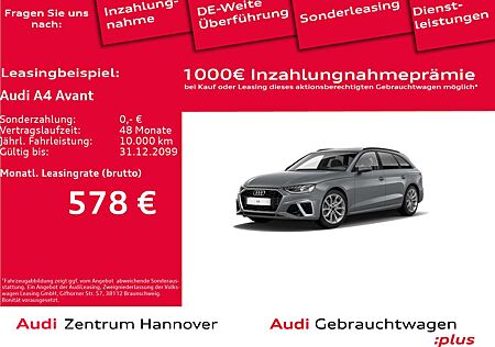 Audi A4 35 TFSI S line Pano Interieur-Paket S-L