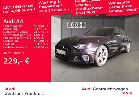 Audi A4 40 TFSI S tronic S line Navi Tempomat DAB PDC
