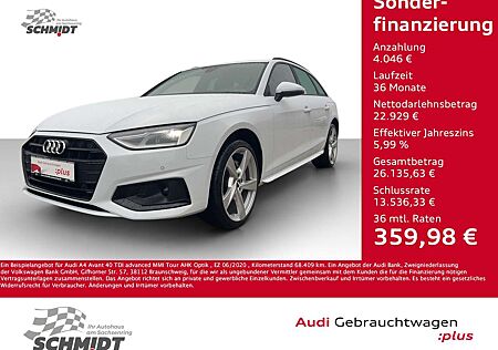 Audi A4 Avant 40 TDI advanced MMI Tour AHK Optik