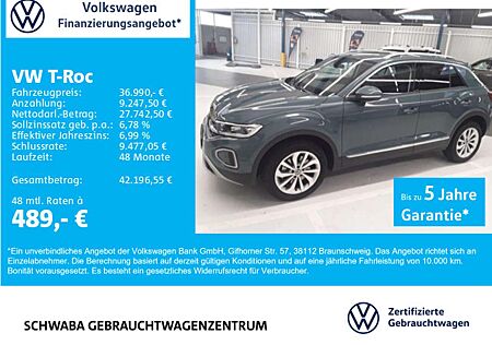 VW T-Roc Volkswagen Style 2.0 TDI DSG*ACC*StdHz*MATRIX*8-fach*