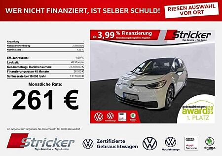 VW ID.3 Volkswagen Pro S 150/77 261,-ohne Anzahlung ACC Kamera