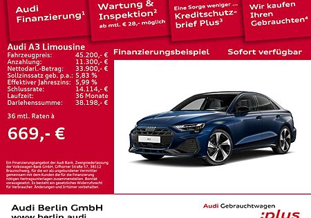 Audi A3 S line 35 TFSI S tronic