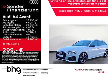 Audi A4 35 TFSI S tronic S line Navi connect vi