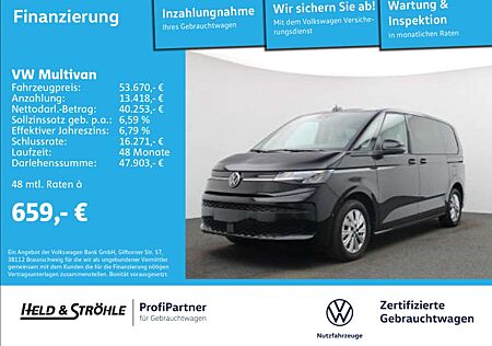 VW T7 Multivan Volkswagen Life 2.0 TDI DSG AHK 7S NAV LED KAM