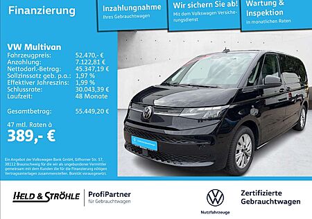 VW T7 Multivan Volkswagen Life 2.0 TDI DSG AHK 7S NAV LED KAM