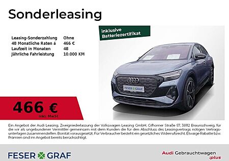 Audi Q4 e-tron Sportback 55 qu. 2x S line AHK Pano
