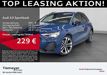 Audi A3 35 TFSI 2x S LINE LM19 HuD SONOS ME