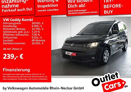 VW Caddy Volkswagen 2.0 TDI Klima PDC Navi ACC 5-Sitzer