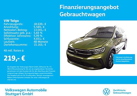 VW Taigo Volkswagen Life 1.0 TSI Navi