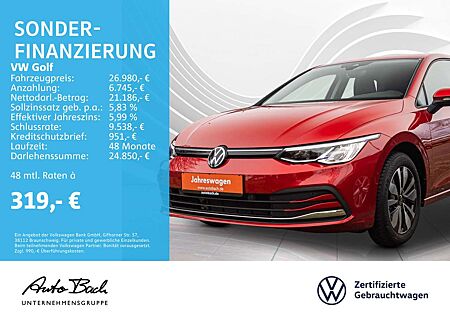 VW Golf Volkswagen VIII 1.5 eTSI "MOVE" DSG Navi LED Standhzg