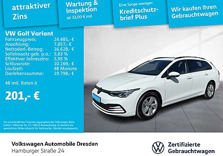 VW Golf Variant Volkswagen Golf VIII Variant Life 1.5 eTSI DSG LED KAMERA