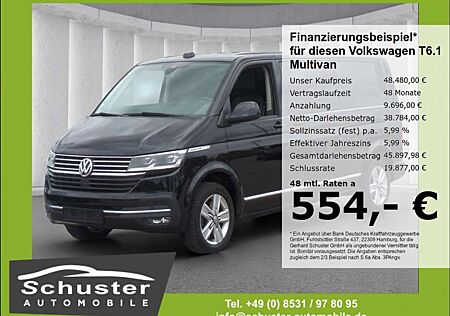 VW T6 Volkswagen .1 Multivan LR*199PS StandHzg AHK Leder LED
