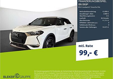 DS Automobiles DS 3 Crossback E-Tense So Chic