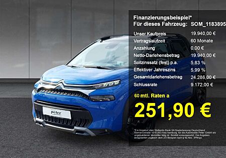 Citroën C3 Aircross Citroen Max 130 EAT6 Navi+Panorama+Kamera+SH
