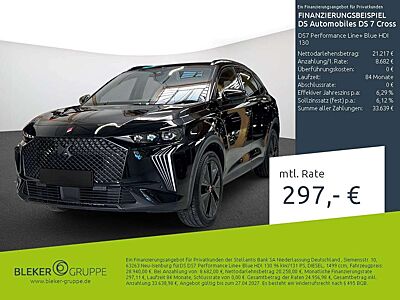 DS Automobiles DS 7 Crossback DS7 Performance Line+ Blue HDI 130