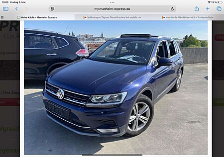 VW Tiguan Volkswagen 2,0 TDI, NAVI, KAM. LED, PDC, PANORAMA