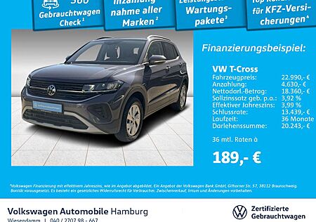 VW T-Cross Volkswagen 1.0 TSI Life PDC Klima Navi Sitzhzg