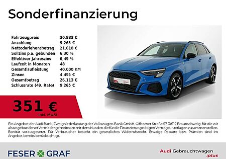 Audi A3 40 TFSI e S tronic S Line Int Leder,Navi,Matrix,Ka