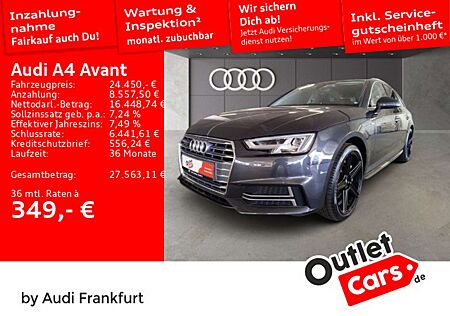 Audi A4 2.0 TFSI quattro S tronic sport LED DAB