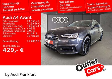 Audi A4 2.0 TFSI quattro S tronic sport LED DAB