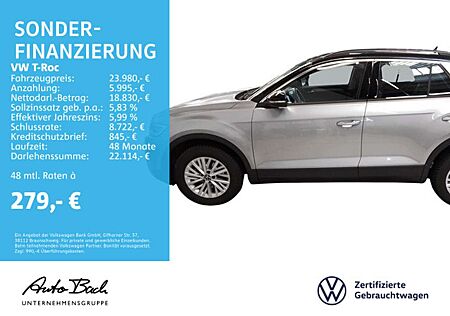 VW T-Roc Volkswagen 1.0 TSI "Life" Navi LED Standhzg Digital C