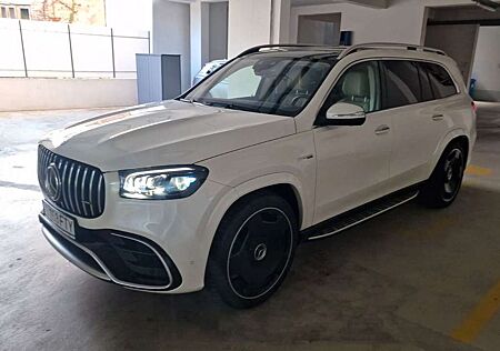 Mercedes-Benz GLS 63 AMG AMG 4Matic+ 7-Sitz Creme Pano 2xTV LED