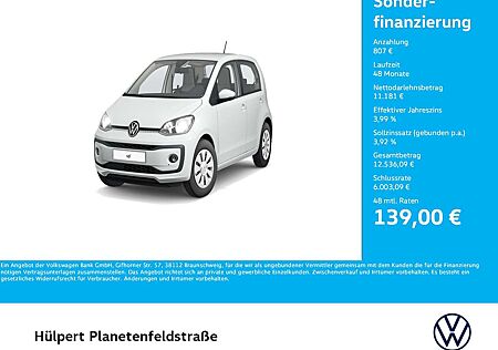 VW Up Volkswagen ! 1.0 move ! 4TÜREN KAMERA SITZHEIZUNG KLIMA