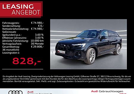 Audi Q7 55 TFSI e qu S line MATRIX Luft AHK HuD 21"