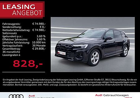 Audi Q7 55 TFSI e qu S line MATRIX Luft AHK HuD 21"