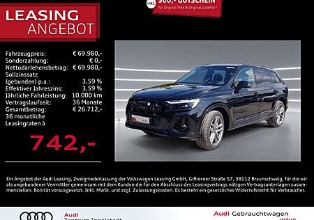Audi Q7 55 TFSI e qu S line MATRIX Luft AHK HuD 21"