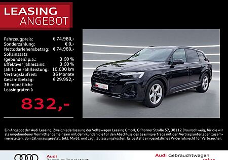 Audi Q7 55 TFSI e qu S line MATRIX Luft AHK HuD 21"