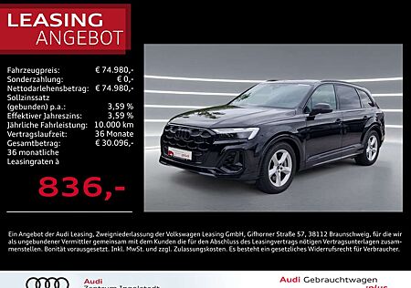 Audi Q7 55 TFSI e qu S line MATRIX Luft AHK HuD 21"